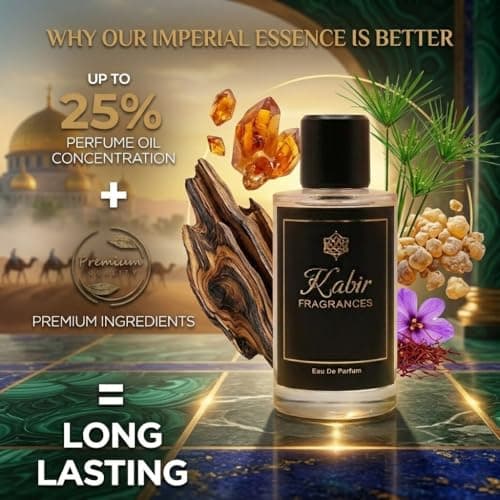Kabir Fragrances Imperial Essence Eau De Parfum – Fruity Woody Perfume for Men | Long Lasting Pineapple Smoky Luxury Fragrance | Bold Masculine Signature Scent | Luxury Inspired Cologne (50 ML) 4