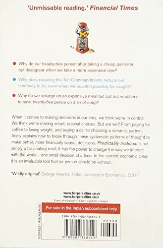 Harper Collins India Predictably Irrational: The Hidden Forces That Shape Our Decisions 2