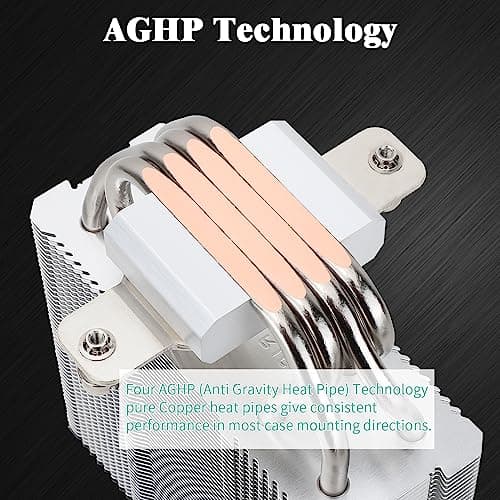 Thermalright Assassin X 120R SE V2 CPU Cooler, 4×6mm Heat Pipes, 1550RPM Speed 120mm RGB PWM Quiet Fan CPU Cooler with S-FDB Bearing, for AMD AM4 AM5/Intel 1700/1150/1151/1200/1851 4