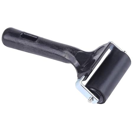 Rubber Brayer Roller Paint Construction Brush Tools for Printmaking Printing Scrapbooks Wallpapers Stamping Blac