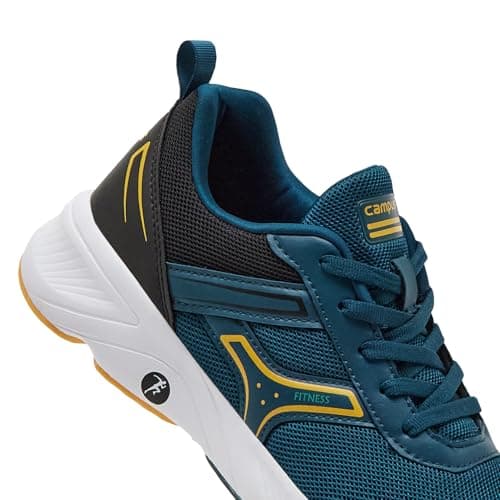 Campus Men's Hurricane BT.GRN/BLK Running Shoes - 9UK/India 6G-842 6