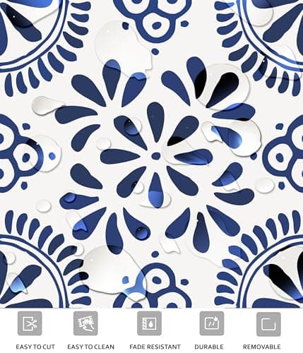 Uriarte Peel and Stick Floor Tiles Anti-Slip Vinyl Decals for Home, Kitchen, Bathroom – Easy to Apply & Remove – DIY RenterFriendly Flooring- Pack of 12 (4" X 4" Inches) 3