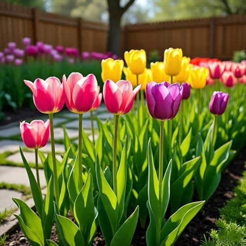 BlimBurn Hybrid Tulip Mix Flower Seeds - 50+ Seeds, Easy to Grow & Care, Suitable for All India Climates 2