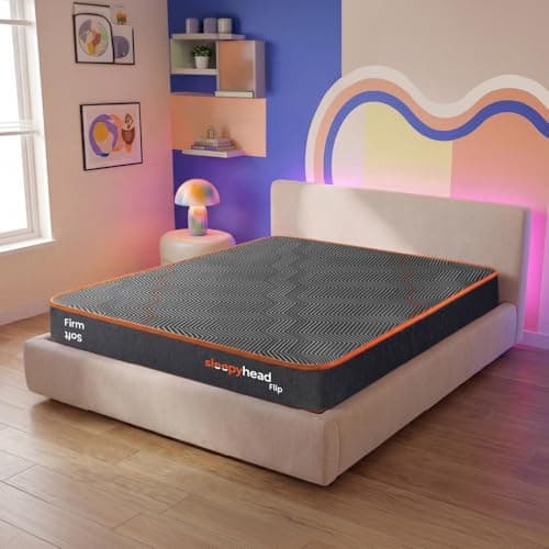 Sleepyhead Flip Designed by Duroflex - Premium Dual Sided High Density Foam Double Bed Mattress with Firm & Medium Soft Sides |7 Years Warranty |5 Inch Double Size Bed Mattress (72x48x5)