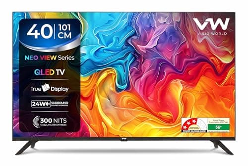 VW 100 cm (40 inches) Frameless Series HD Ready QLED TV VW40S1