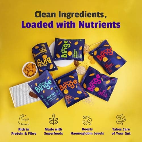 The Healthy Binge Ultimate 10 Assorted Healthy Snacks Combo – Millet Snack Combo | Baked Snack Variety Pack | Healthy Snacks for Kids and Adults (Pack of 10) 4