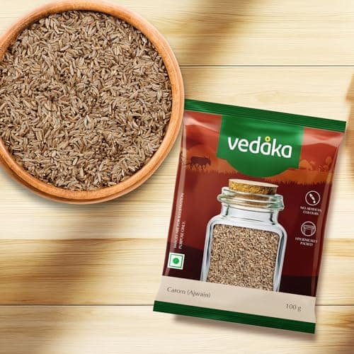 Amazon Brand - Vedaka Whole Ajwain (Carom Seeds) 100g 6