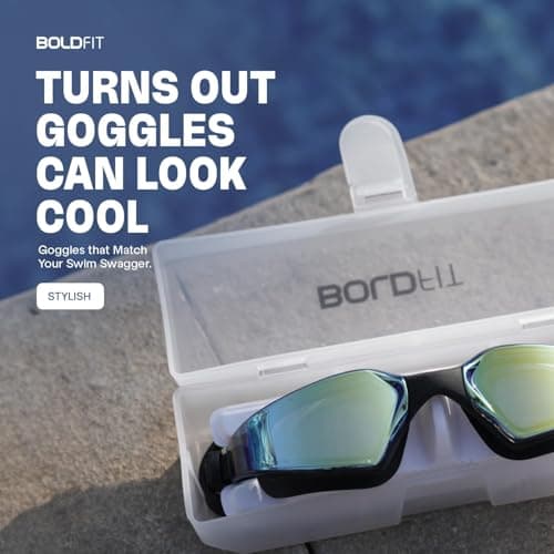 Boldfit Swimming Cap Goggles with Ear & Nose Plug Set for Men Swimming Cap & Goggles for Women Combo with Anti Fog Adjustable Strap for Training Set Black 4