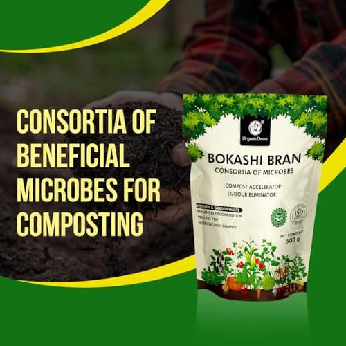 OrganicDews Bokashi Bran (500 g - Pack of 1) – Organic Compost Starter Powder with EM Microbes for Kitchen Waste, Food Waste Composting & Soil Enrichment | Indoor & Outdoor Home Composting Solution 2