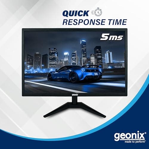 GEONIX 22 Inch PC Monitor | Full HD 1680 x 1050 Pixels | Display Output VGA & HDMI | with LED Back Light Technology |3 Years Warranty 2