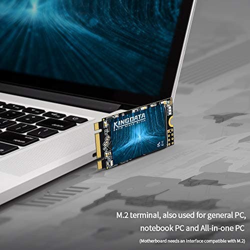 KINGDATA M.2 2242 SSD 128GB Ngff Internal Solid State Drive High-Performance Hard Drive for Desktop Laptop SATA III 6Gb/s Includes SSD(128GB, M.2 2242) 4