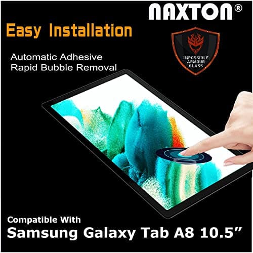 NAXTON® ® Screen Guard for SAMSUNG GALAXY TAB A8 10.5 INCH TABLET [Bubble Free], [Anti-Scratch] -NOT A TEMPERED GLASS 2
