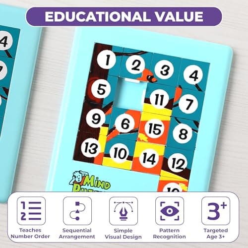 Toyztrend Mind Puzzler Numbers for Kids to Develop Their Brain and Mind with The Help of Educational Numbers - Multicolor 4