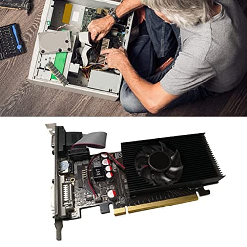 pizarra GT210 1GB DDR2 64Bit Graphics Card PCIE 2.0 GPU -Compatible VGA Desktop Video Card 3