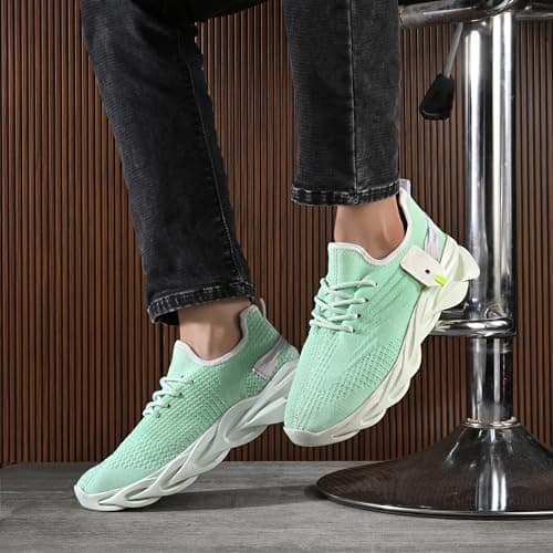 Cruiser Sneaker for Men | Lightweight & Stylish | Breathable Mesh Lace-Up Shoes | Casual Wear, Gym, & Street Style 2644-5 3