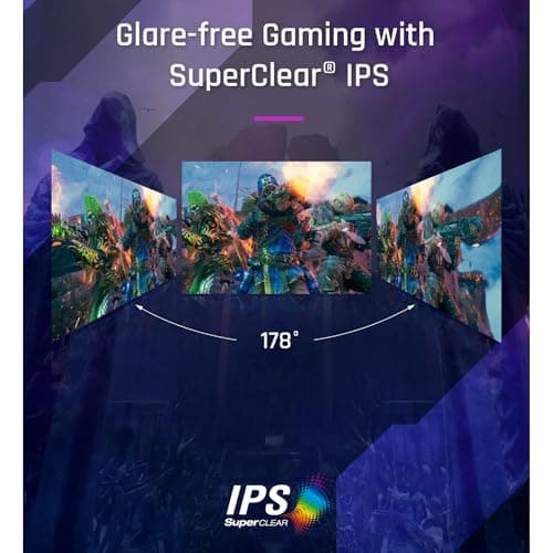 ViewSonic VX2479A-HD-PRO 60.96cm (24'') Full HD SuperClear IPS 240Hz Gaming Monitor 1ms| HDR10 |102%sRGB | NVIDIA G-Sync| AMD FreeSync | PS5 & Xbox compatibility | EyePro Tech | 250 nits|2xHDMI | 1xDP 4