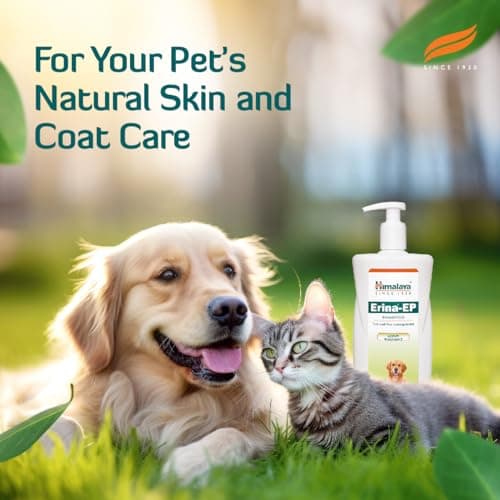 Himalaya Erina-EP Shampoo | 200 ml | Tick & Flea Control for Dogs & Cats | with Neem & Eucalyptus for Skin Health & Hygiene 3