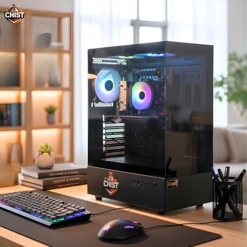 CHIST I7 Gaming Pc (Core i7 Processor/16GB Ram/GT 730 DDR5 4GB Graphic Card/ 512 GB NVMe SSD/Gaming Cabinet/WiFi-Bluetooth/Windows 10) 3