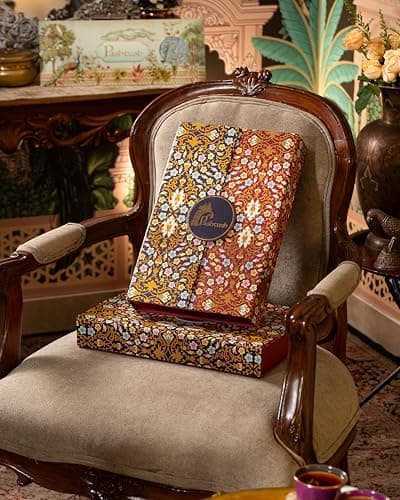 Pashtush His and Her set of Fine Wool Stoles, With Premium Gift Box, Beige and Maroon 4