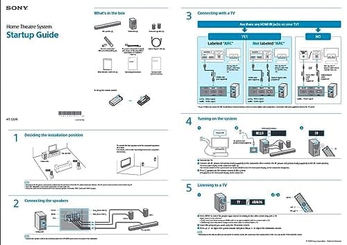Sony HT-S20R Real 5.1ch Dolby Digital Soundbar for TV with subwoofer and Compact Rear Speakers, 5.1ch Home Theatre System (400W,Bluetooth & USB Connectivity, HDMI & Optical connectivity) 6