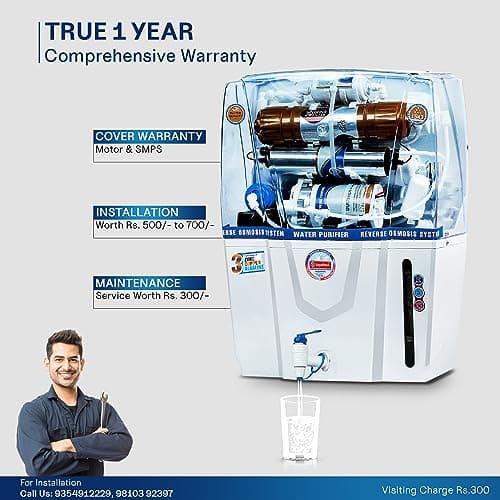 ROYAL AQUAFRESH Copper Audy Sedimentation 12 Ltr RO+UV+UF+TDS 14 Layer Water Purification Advance Technology Electric Water Purifier (1 Year Warranty On Pump & SMPS) 5