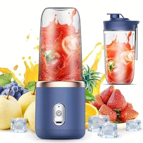 Mapworld जूसर मशीन Portable Juicer Blender for Smoothies & Juices | Mini Blender Bottle Crushing Juicer Mixer Juice Blender ras sharbat santra juice Smoothie Mixer