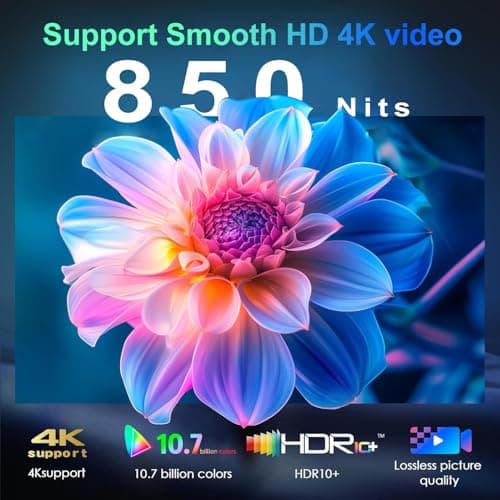 JIMTAB Vivid 2K Tablet, Smooth HD Video 4K 11" Android 14 Tablets, 18GB + 128GB Octa Core Gaming Tablet, 3 Cameras, Large 9000mAh, Hi-Res Stereo 4 Speakers, Screen 3