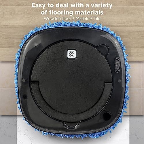 Drumstone (Special 10 Years Warranty Robot Vacuum Cleaner with Water Tank & Dual Functionality | Floor Cleaning Solution for Homes- Black 5