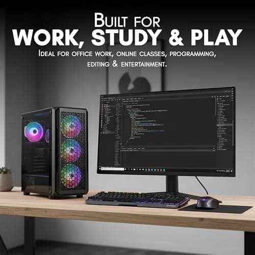 TECH- Assemblers Core i5 3rd Gen Desktop PC | 16GB RAM | 512GB SSD | Windows 11 | Black 3