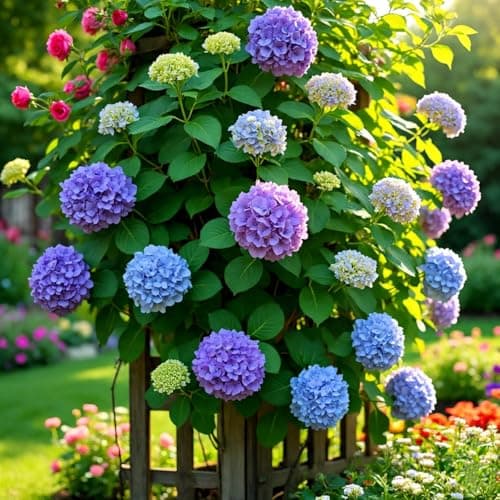 BlimBurn Hydrangea Flower Seeds Mix -Hybrid Seeds - All India Year-Round Growing. Low Maintenance Plant Seeds (Macrophylla) (15 SEEDS) 3