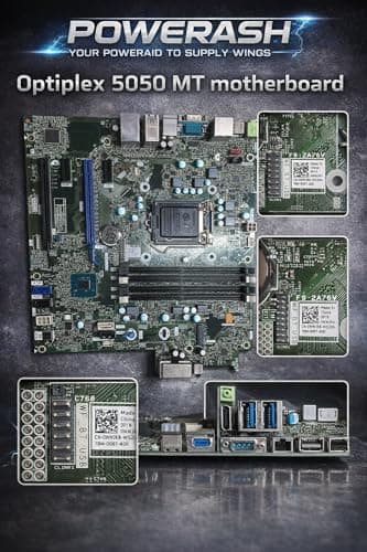 Powerash ATX Motherboard Replacement Compatible with Dell OptiPlex 5050 Series with Chipset and OEM Replacement for Desktop PC Computer & Workstations for Home Office use 6