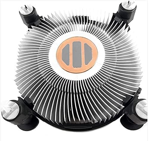 BKC Processor Cooling Fan for i3/i5/i7 LGA115x CPU Fan E97379 003 Core i3 i5 i7 Socket 1150 1155 1156 4-Pin Connector CPU Cooler with Aluminium Heatsink and 3.5-Inch 2