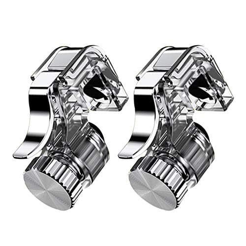 BKN BattleMods Conductive Mobile Gaming Triggers & Sleeve for PUBG Mobile-L1R1- Supports for All Android and iOS Phones (R11 Trigger)