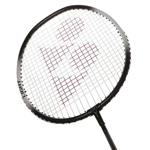 Yonex ZR 100 Light Aluminium Badminton Racquet with Full Cover | Made in India Dark Charcoal 2