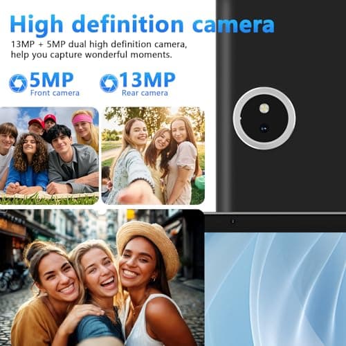Aheadthink 11" 2-in-1 Tablet, 18GB + 128GB, Android 15 Tablet, 1TB Expandable 13MP Camera, Octa-Core 5G WiFi 8000MAH Processor, 11" IPS HD Touchscreen Battery. 4
