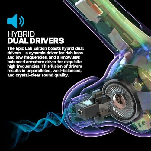 JLab Epic Air Sport ANC Gen 3 Active Noise Cancelling Earbuds - True Wireless Running Earphones, Bluetooth Sports Headphones, 68 H in Ear Buds for Gym, IP66 Sweatproof, USB-C Charging Case 2