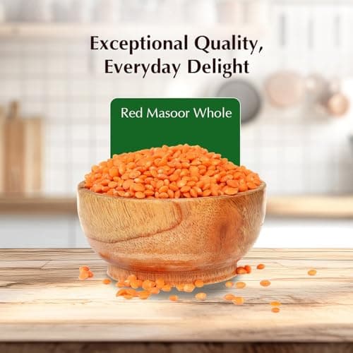Amazon Brand - Vedaka Premium Red Masoor Whole, 1kg 4