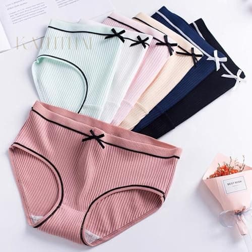 Anti Bacterial Super Combed Cotton Panty for Women Hipster, Moisture Wicking Soft & Breathable Underwear Panties (Free Size)(Waist:26 to 34Inch) (in, Alpha, L, Regular, 6, Multicolor) 2
