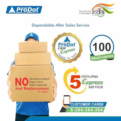 ProDot Wired Mouse - Ergonomic Design, Precise Tracking, Universal Compatibility - Ideal for PC, Mac, Gaming, and Office Use (MU-175, Black) 5