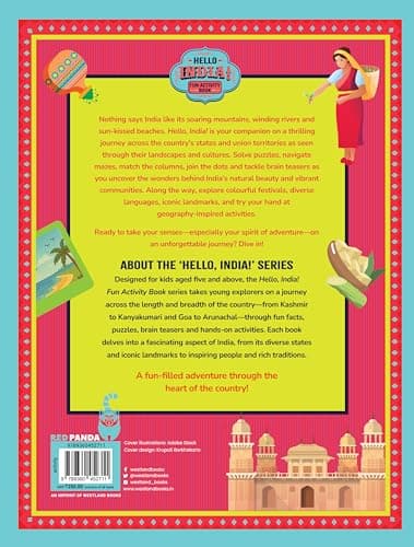 Hello India! A Fun India Activity Book: States And Union Territories 2