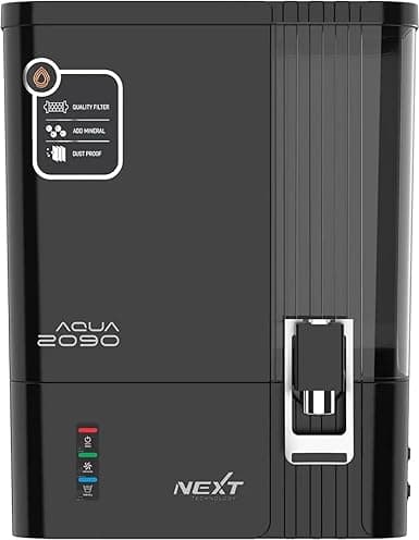 ISO Certified | 2000 TDS | Aqua V5 Zinc Copper Alkaline RO Water Purifier | 10 Liter Storage | RO + UV + UF + Zinc + Copper + Alkaline + TDS Control | Best For Home and Office (AQUA 2090)