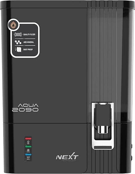 ISO Certified | 2000 TDS | Aqua V5 Zinc Copper Alkaline RO Water Purifier | 10 Liter Storage | RO + UV + UF + Zinc + Copper + Alkaline + TDS Control | Best For Home and Office (AQUA 2090)