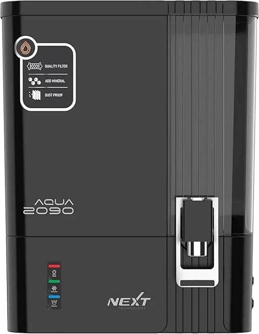 ISO Certified | 2000 TDS | Aqua V5 Zinc Copper Alkaline RO Water Purifier | 10 Liter Storage | RO + UV + UF + Zinc + Copper + Alkaline + TDS Control | Best For Home and Office (AQUA 2090)