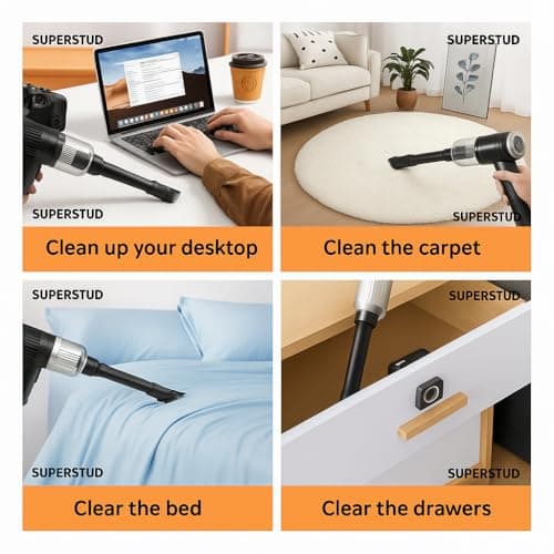 Car Vacuum Cleaner 3 in 1 + Car Dust Microfiber Cloth || Vacuum Cleaner for Home Use Wet and Dry With Dust Removal Cloth for Home/Cars/SUV/All Types of Vehical - || Best Car Accessories 2026 5