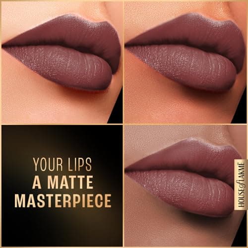 LAKMÉ Forever Matte Liquid Lip Colour, Long-Lasting Liquid Lipstick, Lightweight & Transferproof, Smudgeproof - Nude Dream, 5.6ml 5