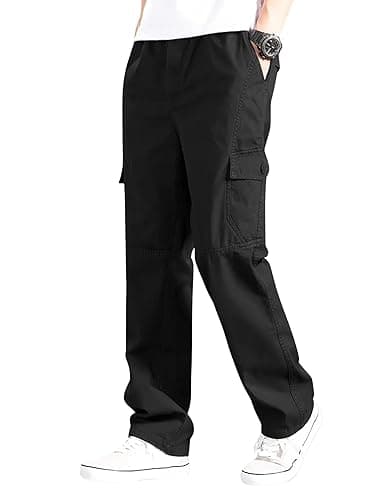 Lymio Cargo for Men || Cotton Cargo Pant || Drawstring Waist Pant (Also Available in Plus Sizes) (117-120)