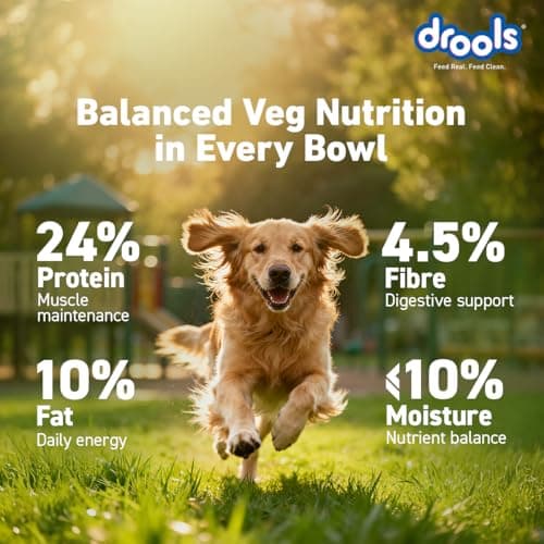 Drools Adult & Puppy Dry Dog Food 1.2 kg Pack | 100% Vegetable Flavour | All Lifestages | Better Digestibility | Strong Bone and Teeth Development | Boosted Immunity 4