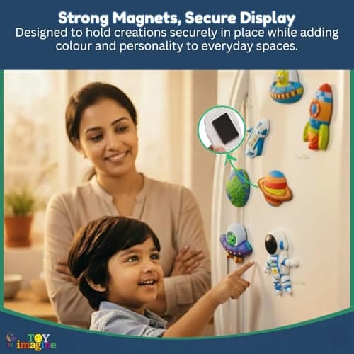 Toy Imagine DIY Space Mould & Paint Creative Activity Set for Kids | Plaster Figurine Painting Craft Kit with Colours, Palette & Molds | Educational Art & Craft Gift for Boys & Girls 6–12 Years 3