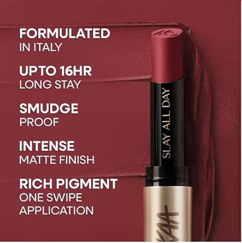 Nykaa Matte to Last No Transfer Long Lasting Lipstick (3.5g) (Chai) 5