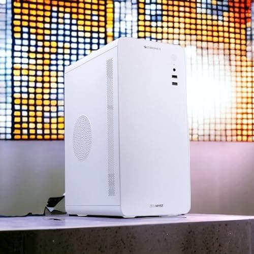 SquareOne OFFICEMATE i3 PRO High Performance Desktop Computer/Core i3 2nd Gen/8GB Ram/ 500GB HDD/128GB SSD/WiFi/Wardwiz Antivirus Zeb Myst Cabinet 3